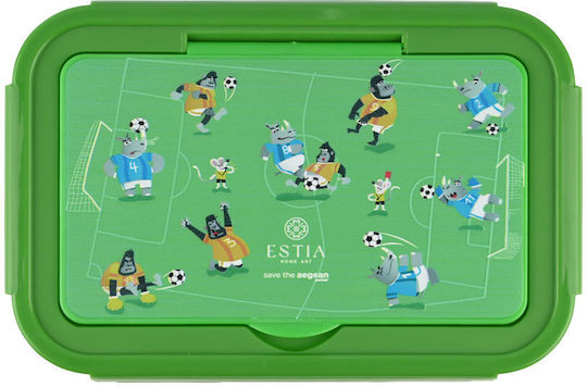 Estia Save The Aegean Plastic Kids Dinner Set 0.9 Litre Jungle Kick 20 x 13 x 7 cm