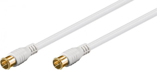 Goobay Καλώδιο До Сателитен F-Connector мъжки - Мъжки F-конектор 2.5м (62744)