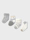 Mayoral Kids' Socks Gray 4 Pairs