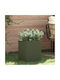 vidaXL Topf Metallisch Olive Color 50x32x40cm.