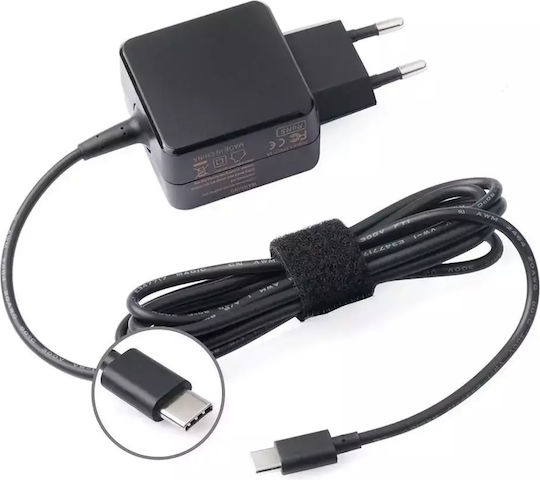 CoreParts USB-C Universal Laptop Charger 5V 3A for HP / Universal with Detachable Power Cable and with plug set