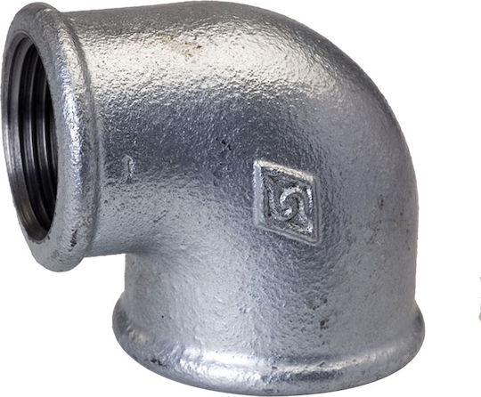 Piuliță Cot Reducător 1x3/4" Galvanizat A1 Nr 6 Nr 90r