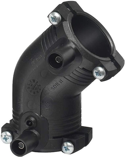 45° Електро-сварен Кут D40 Pe100 Sdr11 Pn10 Газ/Pn16 Вода