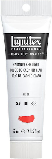 Liquitex Professional 59ml Heavy Body Acrylics 152 Cadmium Red Light Series 5