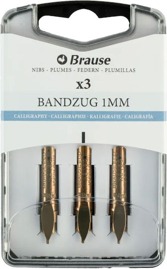 Brause Калиграфски Накрайници Bandzug 1 мм 3 Бр
