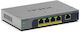 NetGear GS105EPP-100EUS Управление на PoE Switch с 5 Портове Гигабитови (1Gbps) Ethernet