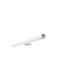 Adeleq Leuchte Wand mit Integrierter LED und Neutralweißes Licht Silber 9.6x4.5cm