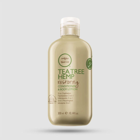 Paul Mitchell Tea Tree Hemp Restoring Conditioner Reconstruction/Nourishment for Thin Hair 300ml