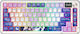 Redragon K708AK-RGB-PRO Ασύρματο Gaming Μηχανικό Πληκτρολόγιο 75% με RGB φωτισμό (Αγγλικό US) Πολύχρωμο
