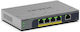 NetGear GS105EP-100EUS Managed L2 PoE Switch με 5 Θύρες Gigabit (1Gbps) Ethernet