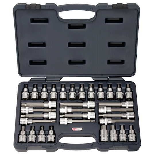 Chrome+ Bit Socket Set 32 Pcs 1/2 Ks Tools