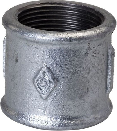 3/8" Zinc-plated Through Coupling Nut M2 No 2 No 270