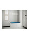 Hartford 384 Eingangsmöbel mit Spiegel & Garderobe Blue, White 84x44x42cm