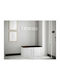 Hartford 376 Eingangsmöbel mit Spiegel & Garderobe Brown, White 84x44x42cm