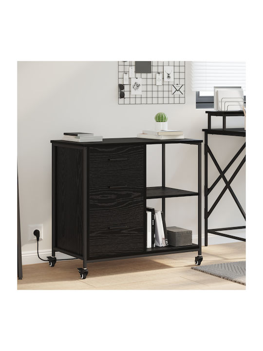 Шкаф Офис Black Oak 76x41x72см