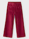 Kids' Corduroy Pants Cherry