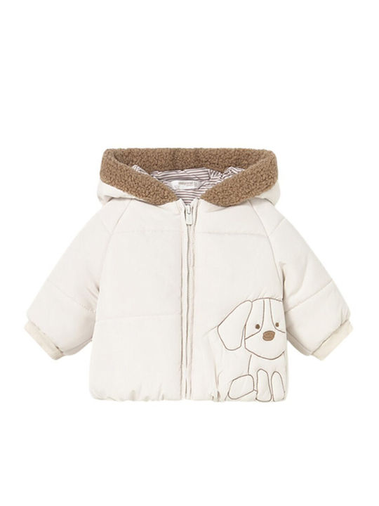 Kids' Casual Jacket Short with Hood Ceramic