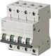 Автоматичен Прекъсвач 4P B 32A 6kA AC 5SL6432-6