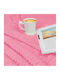 Cotton Market Одеяло Флийс Единично 170x210см. Powder Pink