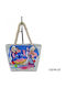 Fabric Beach Bag Figure S 30x21cm