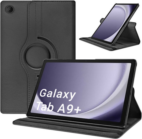 360 Rotating Case Samsung Galaxy Tab A9 Plus 11 Black