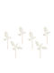 Cupcake Decorations Doves 14.5 Cm Mix 1 Pack 6 Pcs