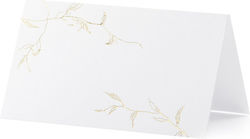 Tischkarten Zweige Gold 9,5x5,5cm 1 Packung 10 Stücke Tischkarten Zweige Gold 9,5x5,5cm 1 Packung 10 Stücke