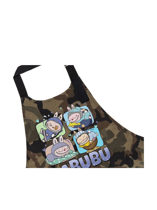 Koupakoupa Labubu Apron Gray 31.5x20cm