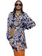 Sommer Mini Damenkleid Lila