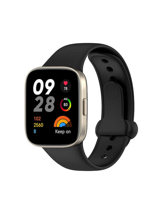 Bizon Strap Watch Nessy Xiaomi Redmi Watch 3 Black
