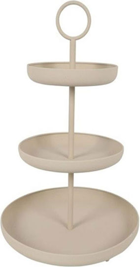 Atmosphera Etajeră Metalică Cu 3 Nivele Albă Ø41cm Lățime 41xLungime 62cm