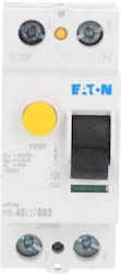 Eaton Ρελέ Διαρροής 2x40A 230V Eaton Ρελέ Διαρροής 2x40A 230V