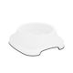Plast Art Bowl Food for Dog & Cat 2lt in White Color