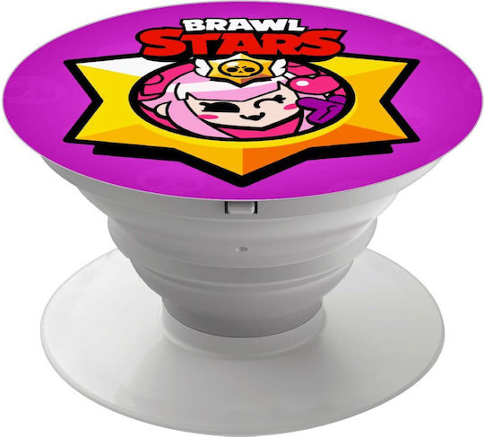 Brawl Stars Melodie Phone Holders Stand Λευκό Βάση Στήριξης Κινητού Στο Χέρι
