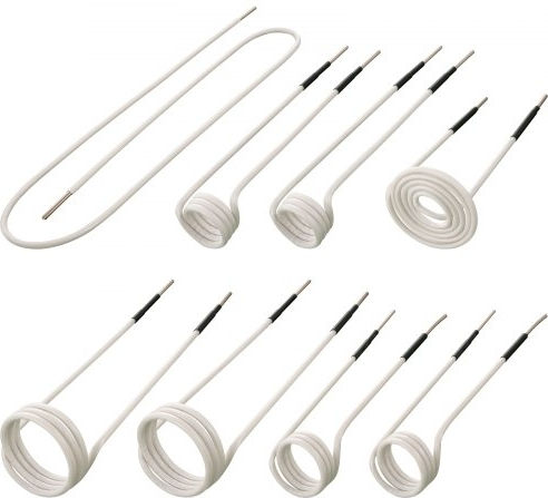 Vevor Induction Heater Coil Kit 8pcs Most Used Induction Heater Coils Varying Lengths Heat Resistant Induction Heater Tool Flexibility Long Lifespan Removing Rusty Bolts Nuts