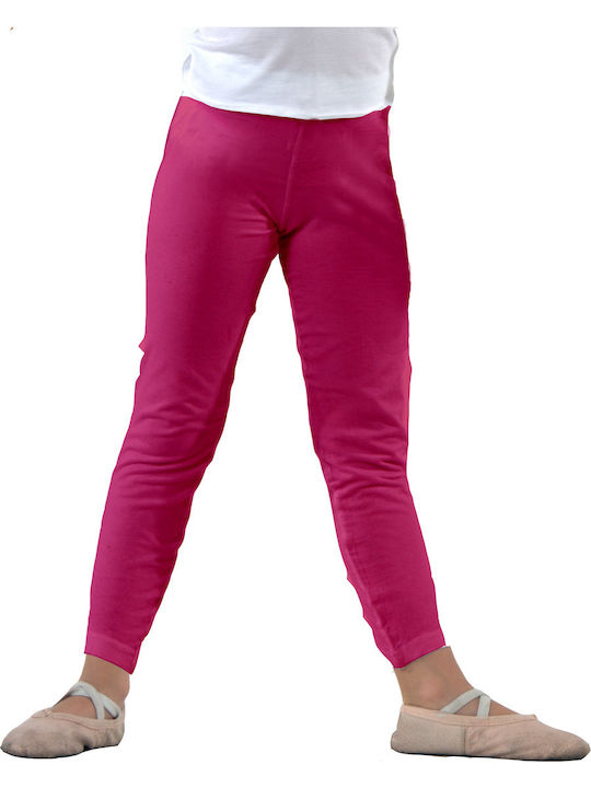 Kokoracostume Kinder Leggings Lang Fuchsie