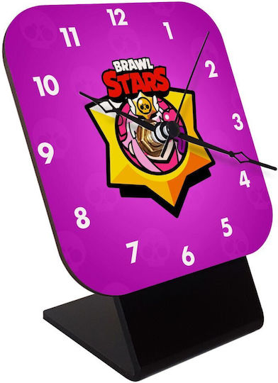 Koupakoupa Wooden Desktop Clock Brawl Stars Melodie