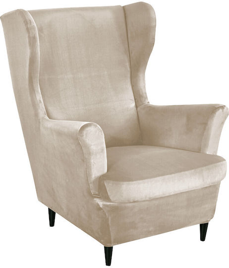 Ubieramy Meble Elastische Abdeckung Sessel Cool Beige