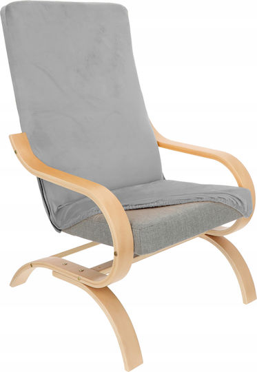 Ubieramy Meble Elastische Abdeckung für Stuhl Light Grey 1Stück
