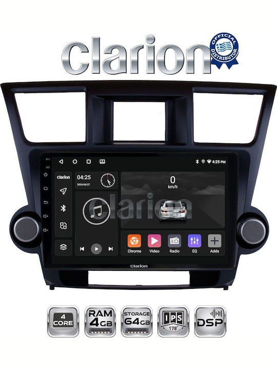 Clarion Sistem Audio Auto pentru Toyota Muntean 2008 > 2015 (Bluetooth/USB/WiFi/GPS/Apple-Carplay/Android-Auto)