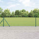 vidaXL Wire Fencing Galvanized Set Silver 0.6x25m