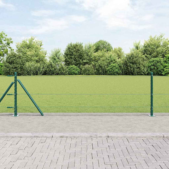vidaXL Plasă de sârmă Module Verde 0.6x25m