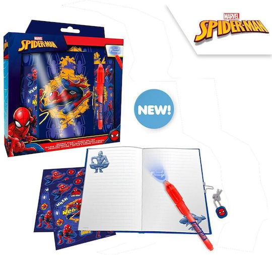 Set Jurnal Pix Magic Spiderman Y23,5x22x5cm