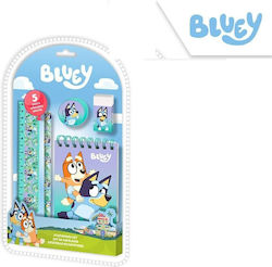 School Set 5 Pieces Bluey 26x15cm School Set 5 Pieces Bluey 26x15cm