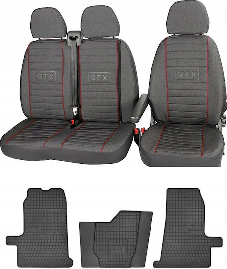 Set Carpet Covers Ford Transit Mk6 2000-06