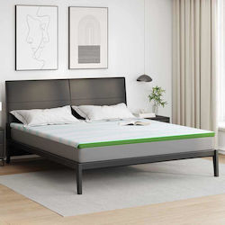 vidaXL Ανώστρωμα King Size Polyester 180x200x6εκ.