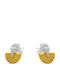 Bizoutaki Earrings made of Silver Gold Plated