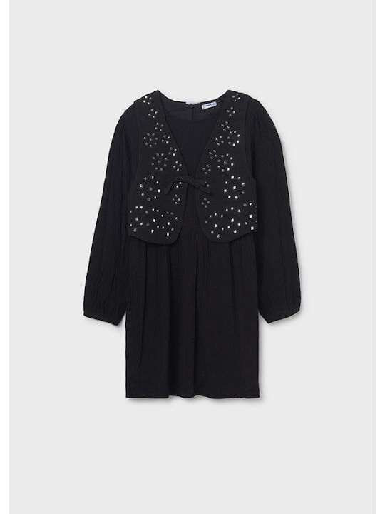 Mayoral Mädchenkleid Langärmelig Set aus 2 mit ...