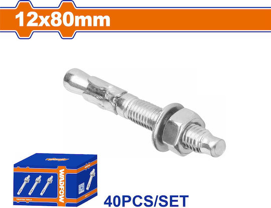 Wadfow Wdq2543 Βισματα Μεταλλικα Γαλβ Express 12 Χ 80 40τεμ