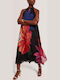 Summer Midi Evening Dress Black